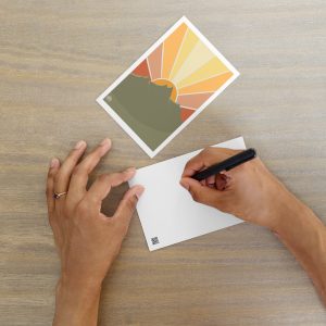 Carte postale Sunset On Mountain